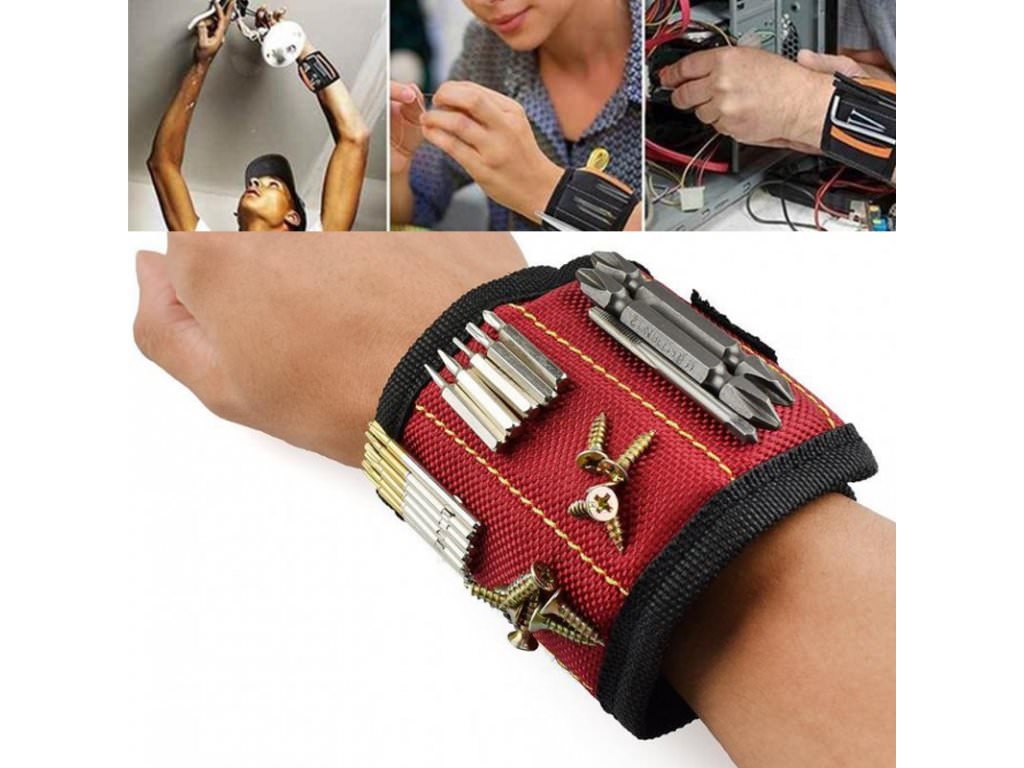 Magnetický náramek pro kutily