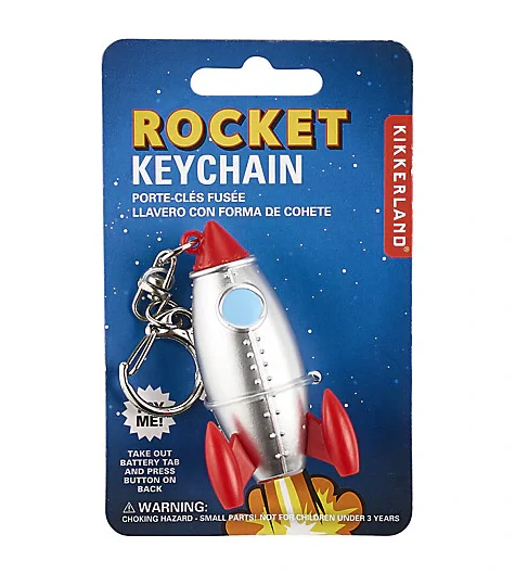 Mini vesmírná raketa - klíčenka