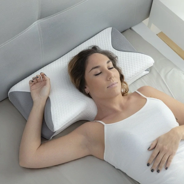 Viskoelastický polštář na krk s ergonomickým tvarem Conforti InnovaGoods