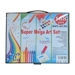 Umělecká sada 168 a kreslení v kufru