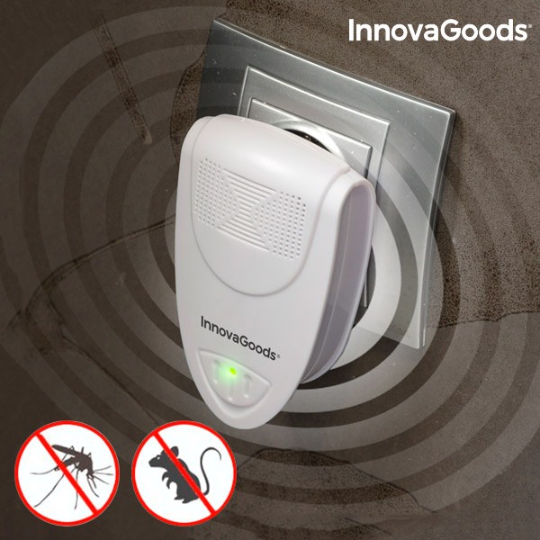 Ultrazvukový Mini Odpuzovač Hmyzu a Hlodavců InnovaGoods