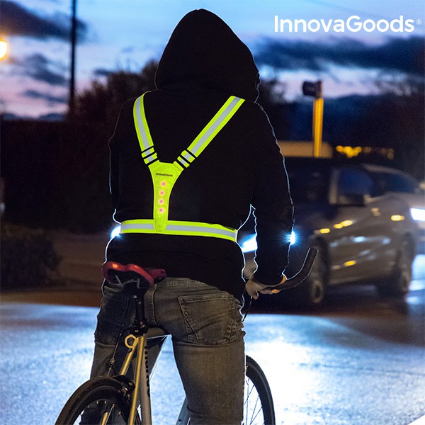 Reflexní Postroj s LED pro Sportovce InnovaGoods