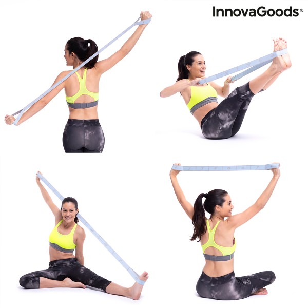Elastická fitness stuha na protahování s příručkou cviků Stort InnovaGoods