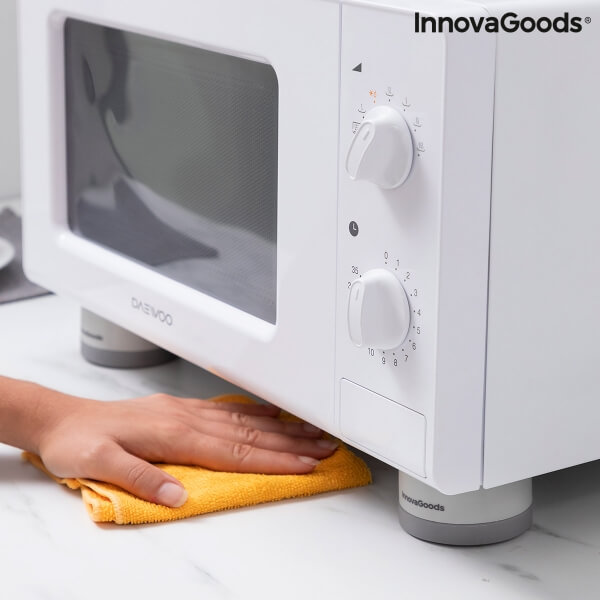 Sada stohovatelných antivibračních nožiček Novib InnovaGoods 4 kusy