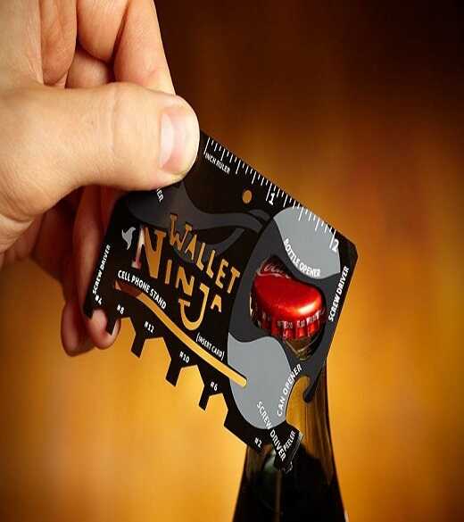 Multifunkční karta Wallet Ninja 18v1