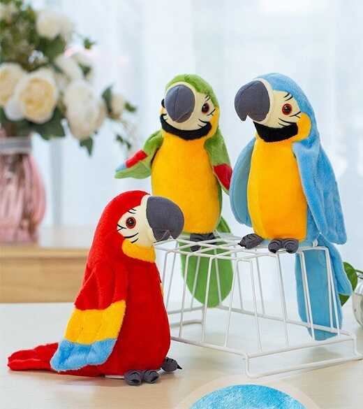 Interaktivní mluvící Papoušek - Talking Parrot