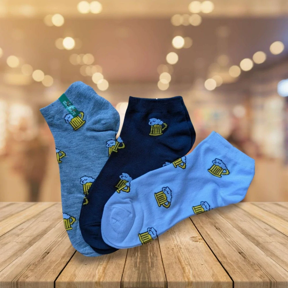 Pánské kotníčkové ponožky - mix barev - 12 párů