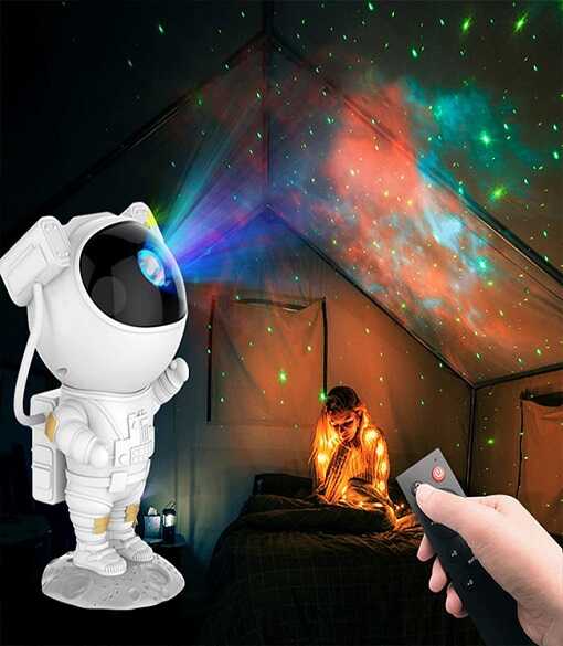 Hvězdný projektor, noční světlo LED Astronaut