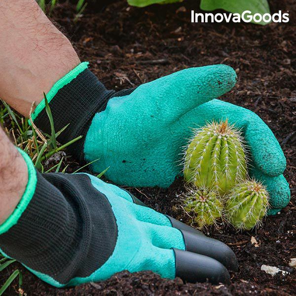 Zahradní rukavice s drápy na okopávání InnovaGoods