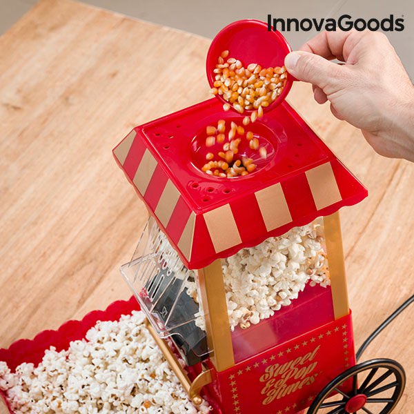 Popcornovač sweet & pop times InnovaGoods 1200W Červený