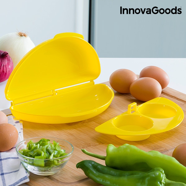 Pomůcka na omelety a vajíčka do mikrovlnné trouby InnovaGoods