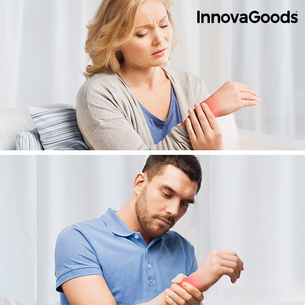 Kompresní bandáže na zápěstí s magnetickými body InnovaGoods Wellness Care (2 kusy)