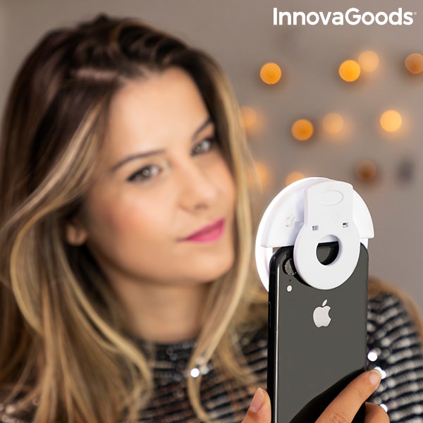 Světelný dobíjecí kroužek na selfie INSTAHOOP INNOVAGOODS