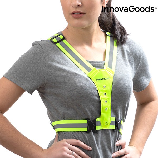 Reflexní Postroj s LED pro Sportovce InnovaGoods