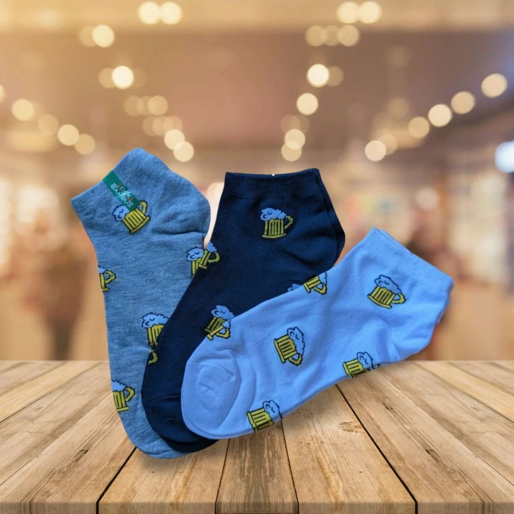 Pánské kotníčkové ponožky - mix barev - 12 párů