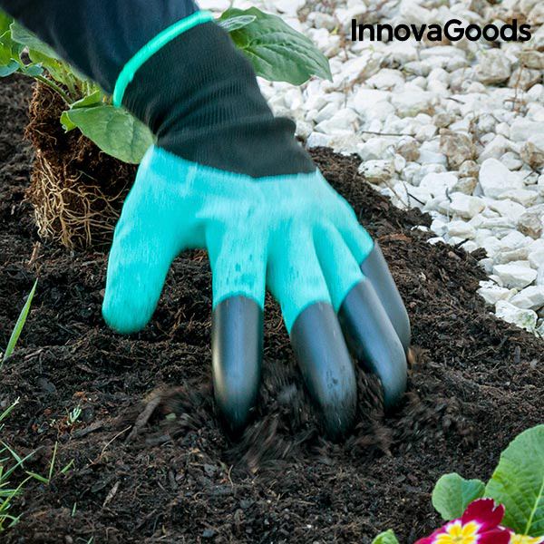 Zahradní rukavice s drápy na okopávání InnovaGoods