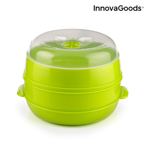 Dvojitý napařovač do mikrovlnné trouby InnovaGoods