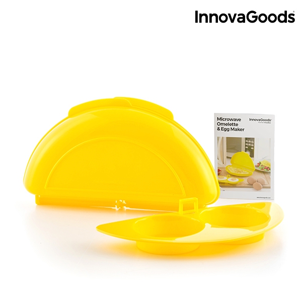 Pomůcka na omelety a vajíčka do mikrovlnné trouby InnovaGoods