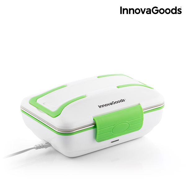 Elektrická krabička na jídlo Pro InnovaGoods 50 W Bílo-zelená