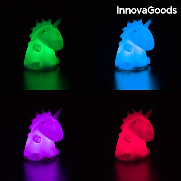 Barevný Svítící Jednorožec LEDorožec InnovaGoods