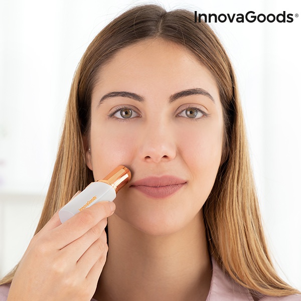 Bezbolestný obličejový depilátor s LED InnovaGoods