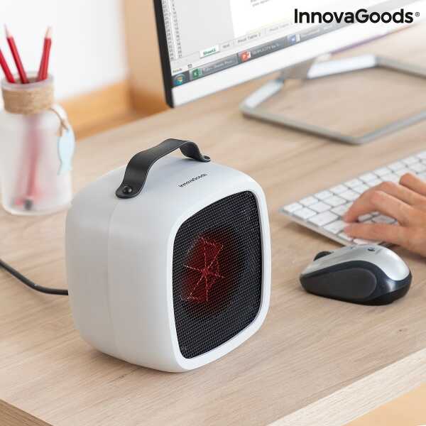 Elektrický, přenosný miniradiátor HeatCube InnovaGoods 500W
