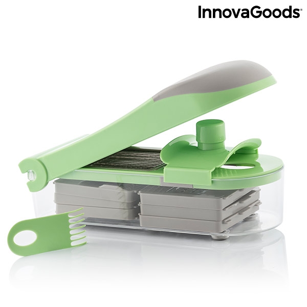 Kráječ na zeleninu, struhadlo a mandolina s recepty a doplňky 7 v 1 Choppie Expert InnovaGoods