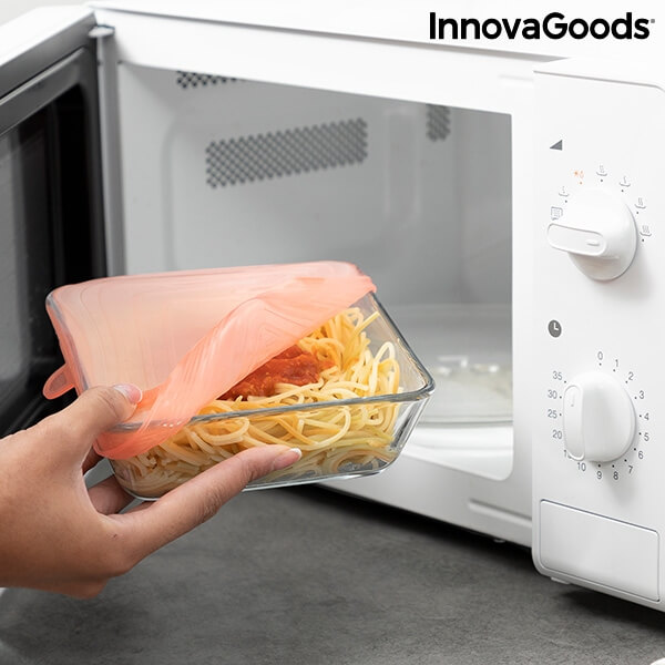 Sada 10 opakovaně použitelných a nastavitelných kuchyňských víček Lidyc InnovaGoods