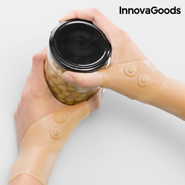 Kompresní bandáže na zápěstí s magnetickými body InnovaGoods Wellness Care (2 kusy)