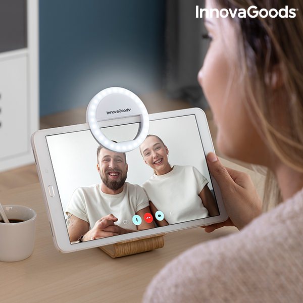 Světelný dobíjecí kroužek na selfie INSTAHOOP INNOVAGOODS