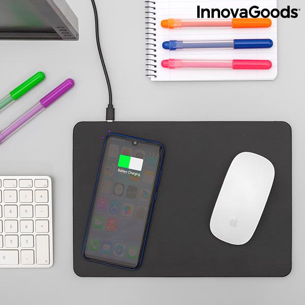 Podložka pod myš s bezdrátovým nabíjením 2 v 1 Padwer InnovaGoods