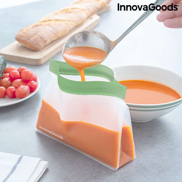 Sada hermetických sáčků na více použití Zags InnovaGoods 6 Kusů