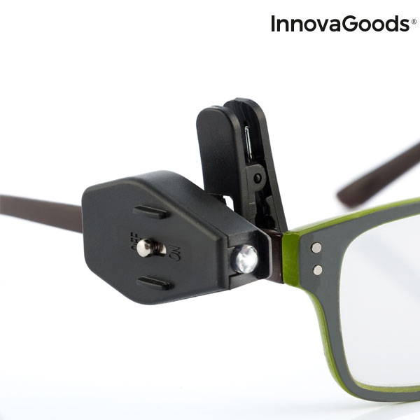 LED Klip na Brýle 360º InnovaGoods (2 kusy)