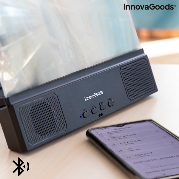 Zvětšovač obrazovky s reproduktorem pro mobilní telefony Mobimax InnovaGoods