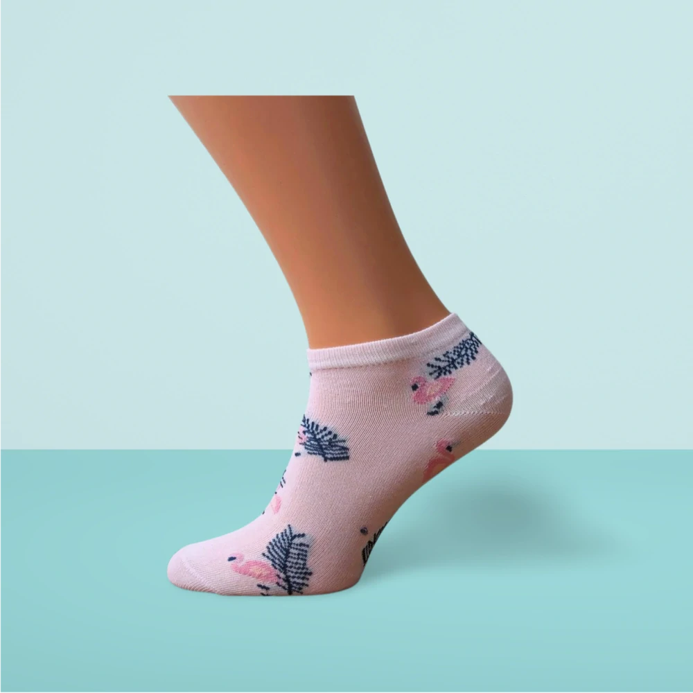 Dámské kotníčkové ponožky s bambusovým vláknem (12 párů)