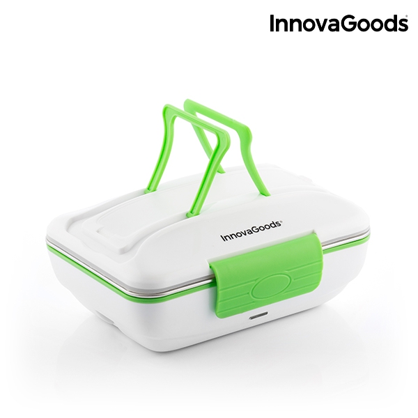 Elektrická krabička na jídlo Pro InnovaGoods 50 W Bílo-zelená