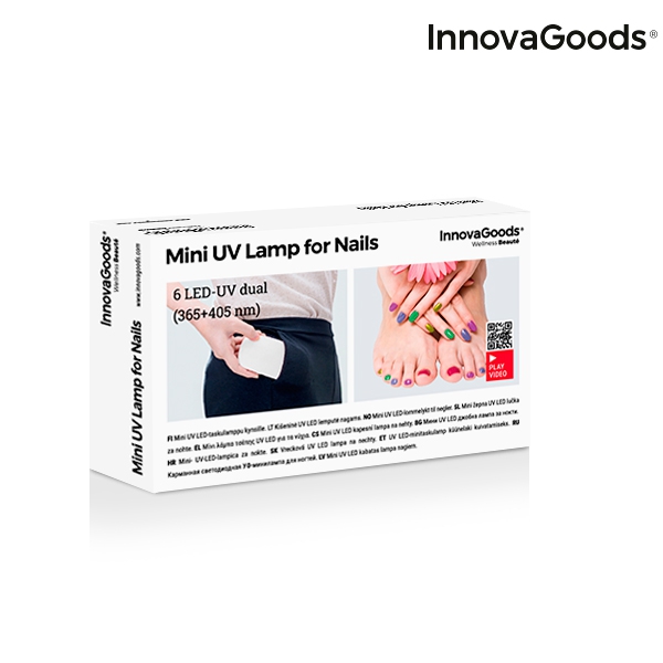 Miniaturní kompaktní UV LED Lampa na Nehty InnovaGoods