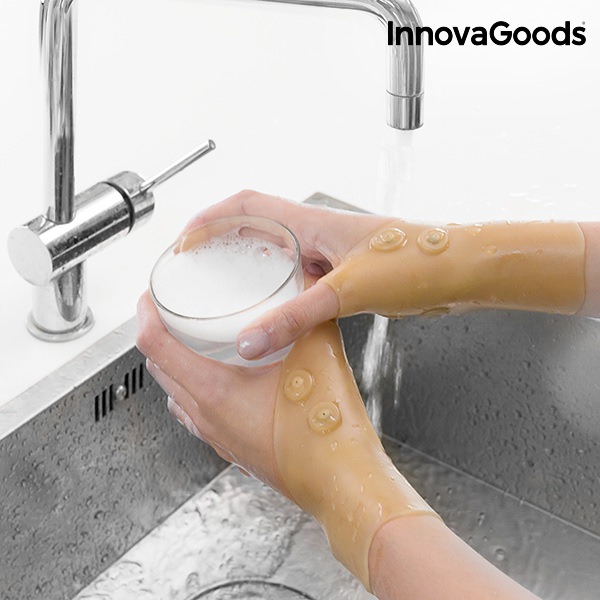 Kompresní bandáže na zápěstí s magnetickými body InnovaGoods Wellness Care (2 kusy)