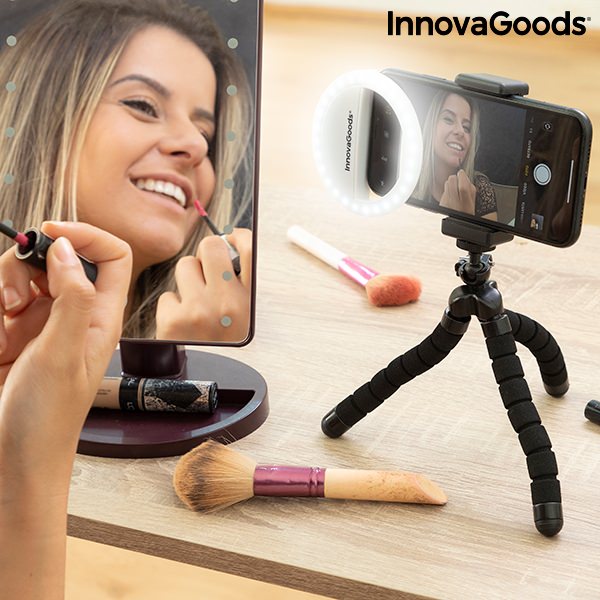 Světelný dobíjecí kroužek na selfie INSTAHOOP INNOVAGOODS