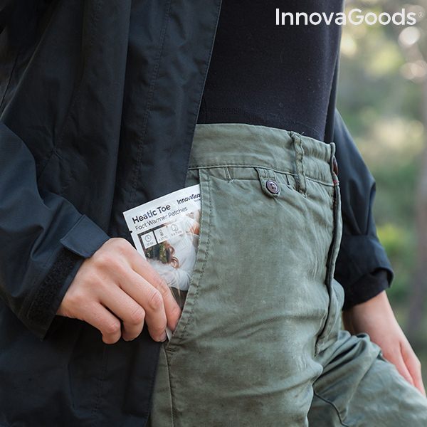 Hřejivé náplasti pro zahřívání nohou Heatic Toe InnovaGoods (10 Kusy)