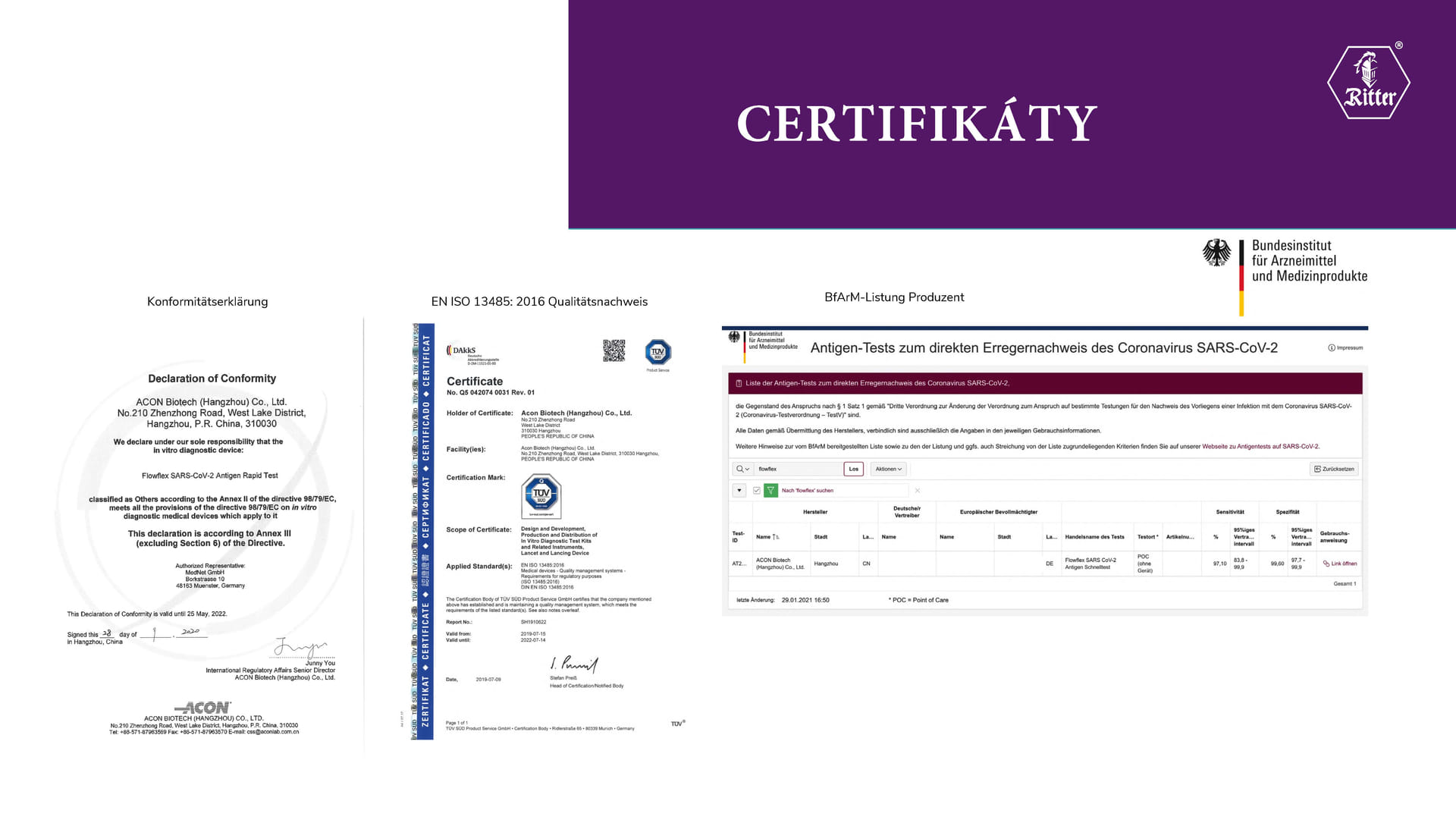 Antigenní test - SARS-CoV-2 Antigen Rapid Test - 1ks