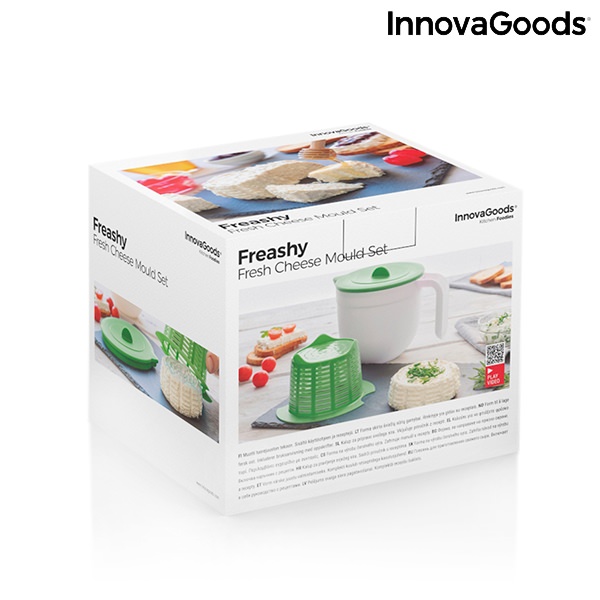 Forma na výrobu tvarohu s příručkou a recepty Freashy InnovaGoods