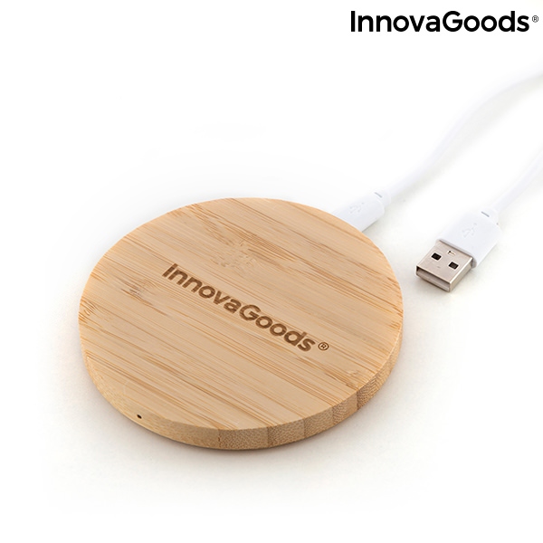 Bambusová bezdrátová nabíječka InnovaGoods