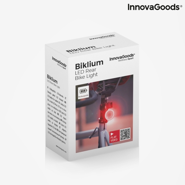 LED zadní světlo na kolo Biklium InnovaGoods