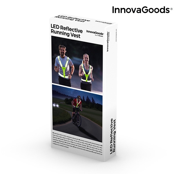 Reflexní Postroj s LED pro Sportovce InnovaGoods