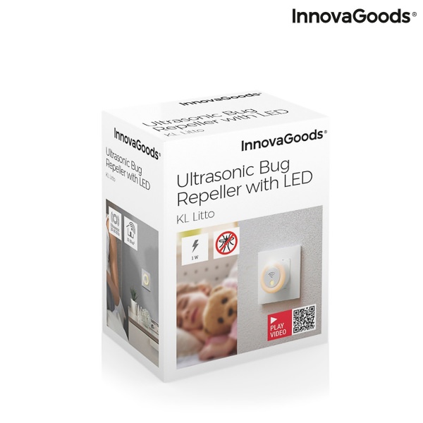 Ultrazvukový repelent s LED KL Litto InnovaGoods