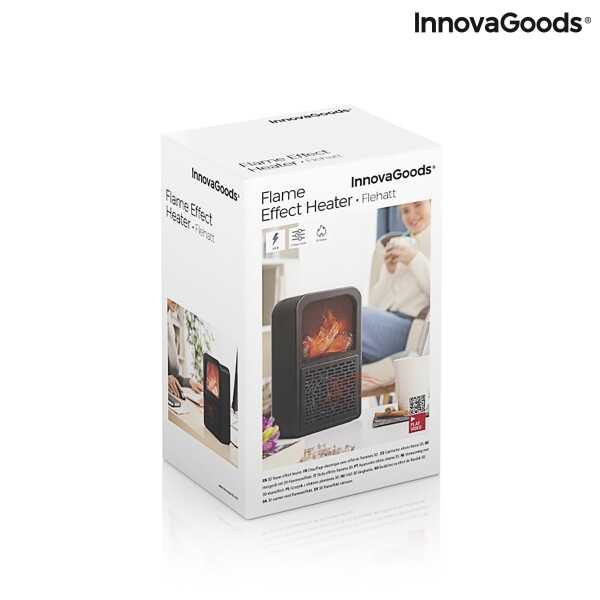 Stolní ohřívač s efektem plamene 3D Flehatt InnovaGoods