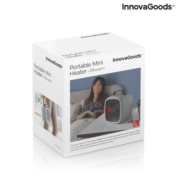 Elektrický, přenosný miniradiátor HeatCube InnovaGoods 500W