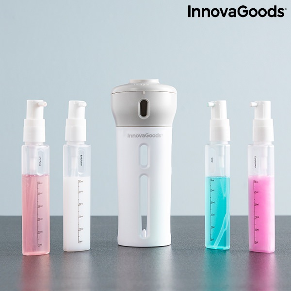 Cestovní dávkovač tekutin 4v1 Fordrops InnovaGoods