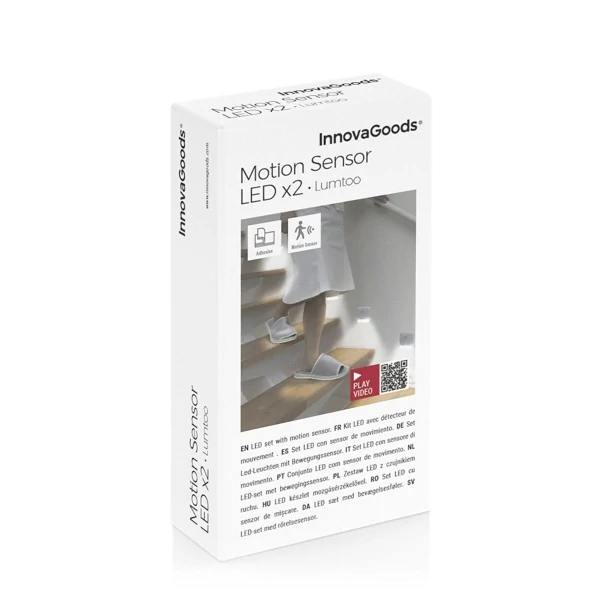 LED Světlo s Pohybovým Senzorem InnovaGoods (2 kusy)